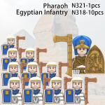 11 tk Keskaegne Teutooni r&uuml;&uuml;tli ehitusklots Vana-Egiptuse s&otilde;duri figuur S&otilde;jalise lossi relva tarvikud Klotsid M&auml;nguasi Laste kingitus N321