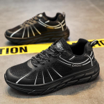 Moodsad jooksujalatsid paarile Mugavad v&otilde;rkkangast &otilde;&otilde;nsad hingavad vabaaja tossud Pehmed kerged mitmek&uuml;lgsed meestejalatsid libisemiskindlad tennised 36