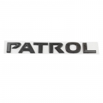 Auto 3D ABS tagumise pakiruumi t&auml;hed, s&otilde;nad, logo, m&auml;rgi, embleemi kleebised, kleebis Patrol Y60 Y61 Y62 Y63 Y64 stiilitarvikutele PATROL must