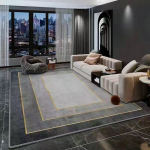 Moodne minimalistlik elutoavaip Lihtne hooldada Diivani ja kohvilaua vaip Majapidamises kulumiskindel ja libisemiskindel vaip 120 * 160cm