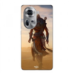 Coque de t&eacute;l&eacute;phone - Maniacase - Oppo Reno 11 5G - Silicone - Noir - Assassin's Creed