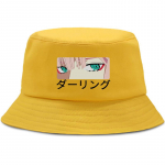 Anime Darling In The Franxx Zero Suvem&uuml;ts Naiste Unisex Panama Bucket Cap Disain Lame Visiir Zero Two Bucket Hat Fisherman Hat 56-58cm