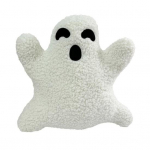 Halloweeni kummituspadi dekoratiivne pl&uuml;&uuml;sist kummitusnukk, t&auml;is t&auml;idisega kummituspadi