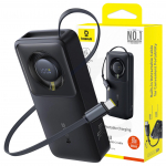 Powerbank Baseus Os Free2Pull 10000Mah 30W + Kaabel (Must)