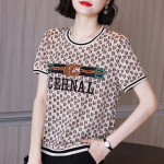 JKASHDK Naiste mood vabaaja suve kevadised l&uuml;hikeste varrukatega O-kaelusega pluusid ja s&auml;rgid M