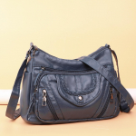 2025 Suvine Naiste PU Nahast Ristkerekott &Otilde;lakott Mitme Taskuga Daamide Luksuslikud Rahakotid Ja K&auml;ekotid Naiste Kott j&auml;rve sinine v&auml;rv