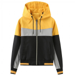 Naiste kapuutsiga tuulepluus &otilde;huke kerge vihmakindel jakk mitmev&auml;rviline pikkade varrukatega t&otilde;mblukuga tuulejope kevad-s&uuml;gis vabaaja v&auml;lir&otilde;ivad L