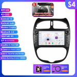 Ossuret Intelligent 7862 Android Auto raadiom&auml;ngija Peugeot 206 206CC 206SW 2000 -2008 jaoks Auto stereo Multimeedia Heli Traadita Carplay 7-tolline pea&uuml;ksus B S4 8Core 4G 32G