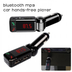 Juhtmevaba LCD Bluetooth autokomplekt FM-saatja MP3 A2DP stereo muusikapleier USB-laadija k&auml;ed-vabad ISO Androidile