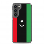 Coque T&eacute;l&eacute;phone &ndash; Samsung &ndash; Galaxy S23 Ultra &ndash; Drapeau Libye &ndash; Souple &ndash; mitmev&auml;rviline