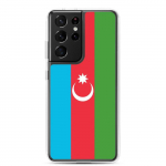 Coque T&eacute;l&eacute;phone &ndash; Samsung &ndash; Galaxy S21 &ndash; Drapeau Azerba&iuml;djan &ndash; Souple &ndash; mitmev&auml;rviline