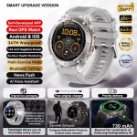 2025 Uus V&auml;listingimustes GPS Nutikell 1,43 AMOLED 10ATM Veekindel K&auml;ev&otilde;ru Kompass Spordij&auml;lgija BT K&otilde;ne Nutikell Meestele Xiaomi IOS jaoks hall