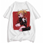 Meeste Senpai Anime Girl Nerdy Modal White Print T-s&auml;rk Naiste Manga Streetwear Tees&auml;rk S