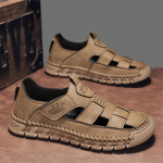 K&auml;sitsi &otilde;mmeldud meeste suvesandaalid hingavad v&auml;listingimustes kasutatavad meeste rannasandaalid 39