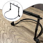 24 Hole Harmonica Neck Harp Holder Accessory Comfortable to Use for Professionals Anti Scratch Hands Silvery
