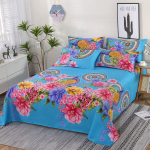 3 tk/komplekt Kodutekstiil Voodilina Komplekt Padjap&uuml;&uuml;ridega Puuvillane Materjal Armastajate Toa Voodipesu Lame Voodilina Voodilina Komplekt 160x230cm&set