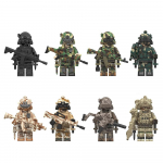 Kogu-Poiste Politsei Komando Minifiguuri Ehitusklotsi M&auml;nguasjad