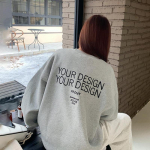 Naiste pikkade varrukatega O-kaelusega lahtised pulloverid Naiste topid &Uuml;hev&auml;rvilised dressipluusid XXL roosa