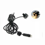 Veealune 6 LED-iga valgustusr&otilde;ngas purskkaevule Kalatiigile Veeaeda AC-adapter Vertikaalne reguleerimine Soe valge Valge Mitmev&auml;rviline