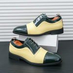 Moodne Briti Trend Gentleman Uued Meeste Segav&auml;rvilised Paeladega Brogue Kingad Disainer Formaalne Pulm Promi Koduk&auml;imise Jalatsid 38