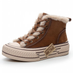 Esimene kiht lehmanahast k&otilde;rge s&auml;&auml;rega rulakingad, talvised uued soojad ja sametised mitmek&uuml;lgsed vabaaja moe nahast naiste saapad 39 khaki