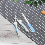 Koerte k&uuml;&uuml;nek&auml;&auml;rid Professionaalsed lemmikloomade k&uuml;&uuml;nel&otilde;ikurid ja trimmerid Lemmikloomade koerte ja kasside k&uuml;&uuml;nel&otilde;ikurid Koerte k&uuml;&uuml;neteritaja koos turvakaitsega sinine