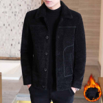 Talvine meeste villane mantel naaritsa riided meeste paksendatud jope talvemantel S&uuml;gis- ja talvevillane mantel XXXXL