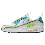 Nike Air Max 90 Se 'Worldwide Pack  Blue Fury Volt' Tossud Vabaajajalatsid CZ6419-100 42