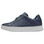 Coach High Line Lehmast seemisnahast &uuml;marotsalised paeladega madalad tossud Naiste tossud Sinised CBT39_XXQ 36.5