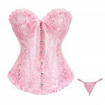 Naiste korsetttopsid, vormiv pesu, trimmiga v&ouml;&ouml;kohaga Push Up Body, rinnat&uuml;ki &uuml;laosa vormir&otilde;ivad, vormir&otilde;ivaste &uuml;laosa, stringid XXXXXXL roosa