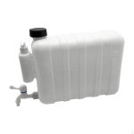 14L Rippuv Veepudel Veoautole Kraaniga, 47,5 X 29,5 16,8cm Pol&uuml;prop&uuml;leenraam, jaoks Without Bracket