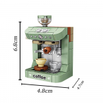 Vanaaegne multifilmikohvimasina 3D-mudel m&auml;nguasi - Ideaalne kodu kaunistamiseks ja kingituseks - Inspireeritud 20. sajandi keskpaiga esteetikast with box