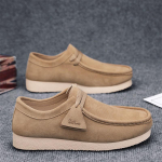 Moodsad khaki vabaajajalatsid meestele Suede nahast mokassiinid Meeste platvormiga pealelibatavad Meeste s&otilde;idukingad Kerged vabaaja meeste kingad 39