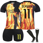 2223 Paris-Saint Germain Eriv&auml;ljaande S&auml;rgid Laste Jalgpallitreeningu &Uuml;likonna Komplekt 28 kollane