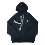 Anta Kyrie Seeria Moodne Trendikas Vabaaja Fliisist Kapuutsiga S&auml;rk Unisex Kapuutsiga Must 172541702N-3 S