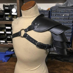 Keskaegne Renessanss Piraat &Otilde;lakaitse Meeste Ratsu Gladiaator Pauldrons Gootiline Steampunk PU Nahast Rindkere Kaitse Cosplay one size