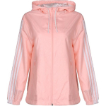 Adidas Neo Lifestyle Vabaaja Seeria W WB STN Triibulise Prindiga Kapuutsiga Mugav Jakk Naiste Jakid Punane CZ1692 M