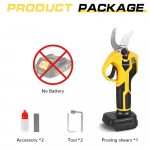 MELLWIN 32mm harjadeta elektrilised k&auml;&auml;rid puuviljade, bonsai puude okste juhtmeta aiaoksal&otilde;ikur, t&ouml;&ouml;riist Makita 18V aku jaoks, tihvt No Battery