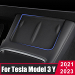Tesla Model 3 Y 2022 2023 jaoks Silikoonist juhtmevaba laadimisalus libisemisvastane matt tolmukindel laadija kaitsekate Auto Silicone