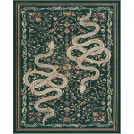 Prantsuse retro stiilis loominguline madu elutoa vaip lillemustriga k&ouml;&ouml;gi koridori magamistoa vaip kodu kaunistus kergesti hooldatavad diivanivaibad 120x160cm