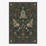 Luksuslik Retro Roheline Vaip Libisemisvastane Pestav Vintage Elutoa K&ouml;&ouml;gi Magamistoa Matt Masinpestav Esiku P&otilde;randapind Vaip 80x120cm