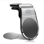 Magnetiline auto telefoni hoidik &Otilde;hutusava klamber Hoidik Seisik Autos Mercedes Benz AMG W204 W205 W203 W211 W212 W213 W201 W210 GLA GLC jaoks silver-Mercedes Benz