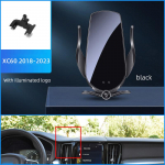 Volvo XC40 XC60 XC90 S60 S90 V60 V90 jaoks Traadita laadimine Magnetiline autotelefoni hoidik Baaslaadija Autotarvikud iPhone'i jaoks B-XC60 18-23