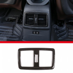 BMW X1 F48 X2 F47 2016-21 jaoks ABS s&uuml;sinikkiust auto tagumise rea kliimaseadme &otilde;huava raami dekoratiivne kleebis Auto tarvikud A-Carbon Fiber