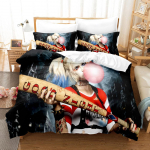 Animaatiefilm H-Harley Quinn Voodipesukomplekt, Joker Tekikott Padjap&uuml;&uuml;r 2/3 tk T&auml;iskasvanud Poiss T&uuml;druk Magamistoa Kaunistus &Uuml;he-/Kahekohaline 100x135cm-2pcs
