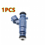New Set of 4 Fuel Injectors 35310-2B000 9260930017 Replacement Compatible with Hyundai Atos Hyundai i10 Kia Picanto 1Pc