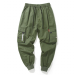 Hip Hop Cargo Pant Meeste Mood Jooksjad Vabaaja p&uuml;ksid T&auml;navar&otilde;ivad Mitme taskuga paelad S&otilde;jav&auml;ep&uuml;ksid Meeste haaremip&uuml;ksid Suured 8XL hall
