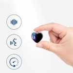 Mini lindistaja H&auml;&auml;laktiveeritav diktofon Digitaalne salvestusseade Heli Professionaalne diktofon Heli Mikrokuulaja V&auml;ike m&auml;ngija 4GB must