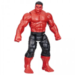Hasbro Marvel Studios Captain Brave New Titan Hero Punane Hulk Tegevuskangelane Vanusele 4+ ja Autentne Ameerika Maailm, Seeria, 12-tolline (30 cm) Kuju, M&auml;nguasi, punane