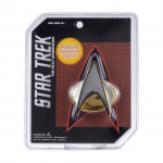 Umbes 5 cm Star Treki j&auml;rgmise p&otilde;lvkonna kost&uuml;&uuml;mi magnetiline kommunikaatorim&auml;rk - metallist figuurim&auml;nguasjad UUS Other